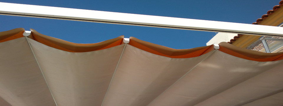 Toldo plano con doble lona